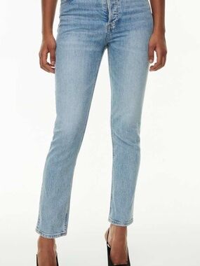 Aritzia - Denim Forum The Yoko High Rise Slim Jeans 28L size 25